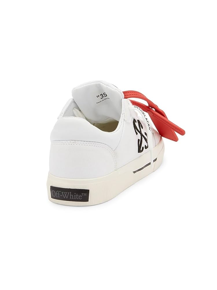 Amazon.com: Off-White, New Low Vulcanized Canvas Sneakers